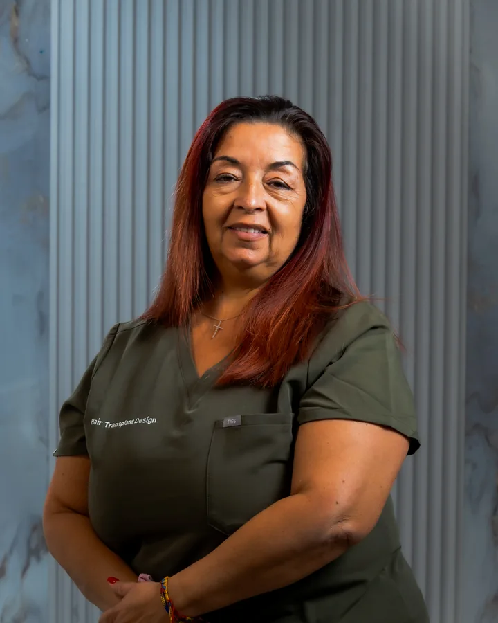 Alicia Marie Sastre, asistente médica, en Hair Transplant Design